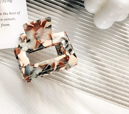 Pince à cheveux - Carrée  (5 cm)